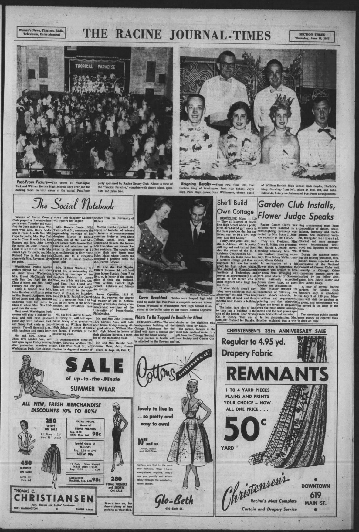 Rotary Post Prom 1955